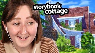 i built a *storybook cottage* in the sims!