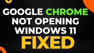 Google Chrome Not Opening Windows 11