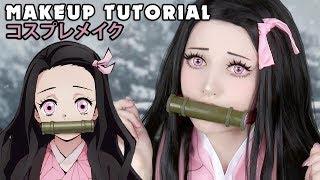  Nezuko Cosplay Makeup Tutorial Demon Slayer 鬼滅の刃   コスプレメイク 