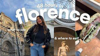 48hr in FLORENCE | what we ate + best sights!