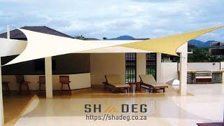 Shadeg Shade Sails| DIY shade sail installation| Shade sail designs