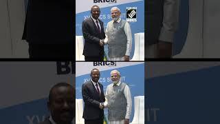 PM Modi holds bilateral meeting with Ethiopian PM Abiy Ahmed Ali in Johannesburg