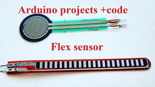 Arduino projects + code. Flex sensor.