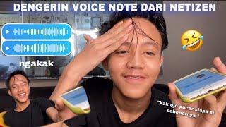 DENGERIN VOICE NOTE DARI NETIZEN || lucu banget! | Alfa Subagio