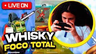 FREE FIRE AO VIVORUMO AO TOP 1 DE BARRET + MERCADINHOWHISKYX TA ON