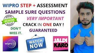 Wipro Step Plus Assessment Questions | Wipro Verbal Ability Questions| Wipro Previous Year Questions