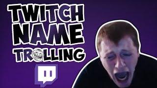 Name Trolling Twitch Streamers Compilation (Funny)