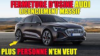 AUDI ÉLECTRIQUE : LE DÉSASTRE