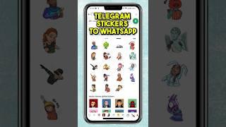 How to Transfer Telegram Stickers to WhatsApp - Android