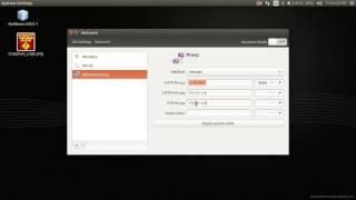 How to set proxy and port in your ubuntu system