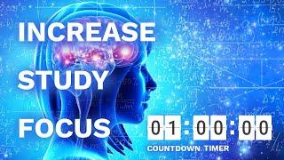 1-HOUR STUDY TIMER | Boost Productivity and Focus