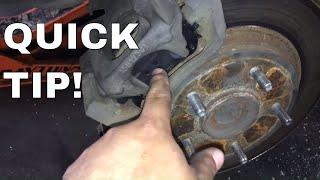 DODGE GRAND CARAVAN BRAKE PEDAL GOES TO FLOOR QUICK TIP!