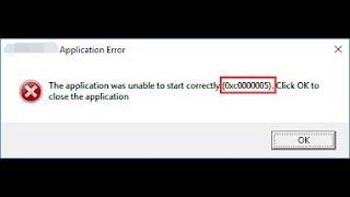 How To Fix Error 0xc000005 in Windows 7/8 and 10