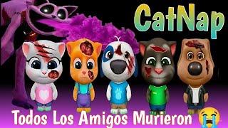 TODOS LOS AMIGOS MURIERON  - My Talking Tom Friends - AMONG US