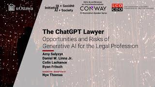 The ChatGPT Lawyer: Opportunities and Risks of Generative AI for the Legal Profession