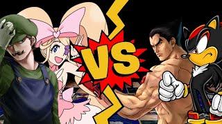 M.U.G.E.N Battles | Luigi/Nui Harime vs Kazuya/Shadow