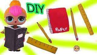 Easy DIY Back to School Supplies for Dolls - Craft Video