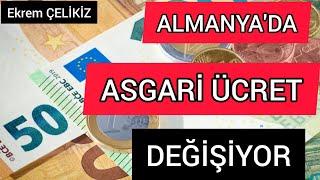 Almanya'da Asgari Ücret Artacak