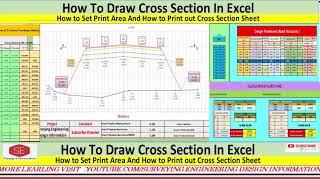 Cross Section In Excel Without Auto CAD .