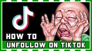 How To Unfollow People That Are Not Following You Back On Tiktok - PentatonicKC