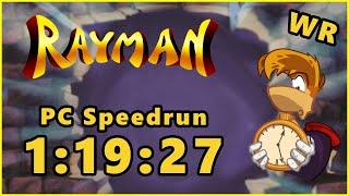 [WR] Rayman 1 PC 100% Speedrun in 1:19:27