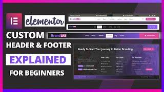 How To Create A Custom Elementor Header and Footer With Flexbox Container in 2023