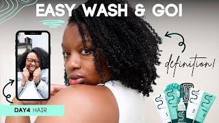 AMAZING Definition But... CurlMix Wash & Go Routine ft. *New Ultra Hold Quinoa Gel