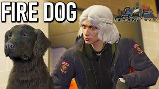 SA'F #589 - FIRE DOG Helps Stop Gunman! | GTA V RP