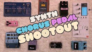 Guitar Pedals With Synths: Chorus Pedal Shootout