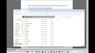 Fix LAPRXY.DLL missing or not found error on Windows PC