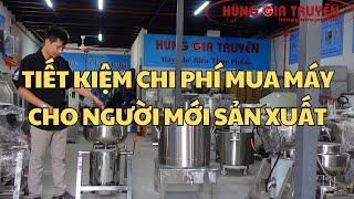 Sản xuất giò chả với Máy xay giò chả 5kg và Nồi hấp giò chả 30kg hiệu quả tiết kiệm chi phí