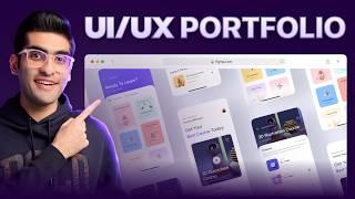 How to Build Your First UI/UX Design Portfolio Website | Step-by-Step Tutorial