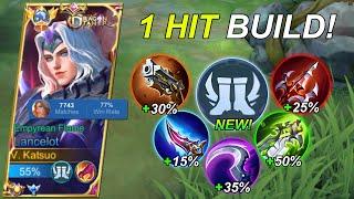 WTF!! LANCELOT NEW QUANTUM CHARGE + ONE SHOT BUILD IS BROKEN!  ( BRUTAL DAMAGE! )