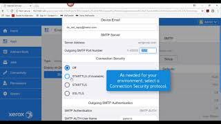 Xerox® VersaLink® Setting Up Scanning to an Email Address