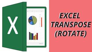 Excel Transpose (rotate) data from rows to columns or vice versa