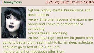 Mentally Unstable Goth GF - 4Chan Greentext Stories