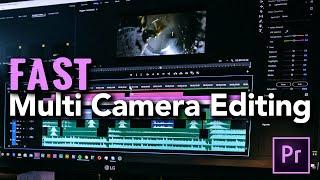 Multi Camera Editing in Premiere CC 2020 - FAST