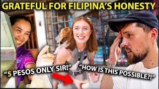 Filipino Street Vendor was SO HONEST! Grocery Shopping at Local Market