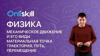 ФИЗИКА 10 класс : Механическое движение | Материальная точка, траектория, перемещение.