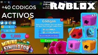 +40 CODIGOS ACTIVOS EN MINING SIMULATOR | ROBLOX