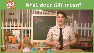 What Does GAY Mean?!? - QUEER KID STUFF #1