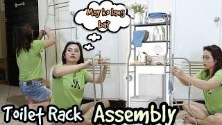 TOILET RACK 650 PESOS ONLY! | UNBOXING & ASSEMBLY!