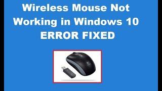 How to Fix Wireless Mouse Not Working in Windows 10