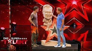 Mega! Dieter wird zum Holzkopf! | Das Supertalent vom 07.12.2019