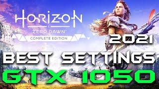HORIZON ZERO DAWN | GTX 1050 | BEST SETTINGS | OPTIMIZED SETTINGS | in 2021 | #gtx1050