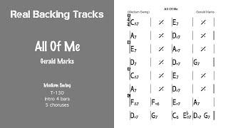 All Of Me - Real Jazz Backing Track - Play Along