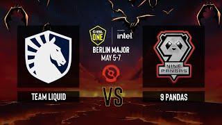 Dota2 - Team Liquid vs 9 Pandas - Game 1 - ESL One Berlin 2023 - Group A