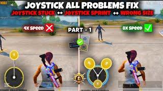 Joystick Fast Movement In Pubg Mobile • All Joystick Issues Fixed🟢 New update Joystick • (PART - 1)