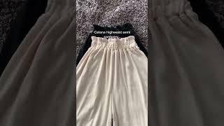 CELANA HIGHWAIST SEMI CORDUROY RACUN TIKTOK SHOPEE HAUL VIRAL #shorts