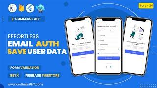 Flutter Firebase Email Password Authentication | Store Data In Firebase Firestore | Form Validation